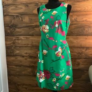 J.Crew green sheath dress in size 6.